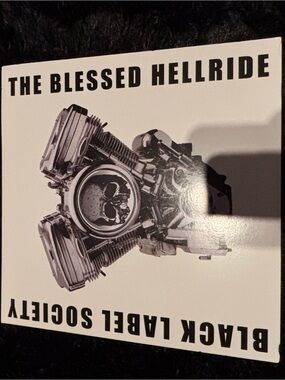 The Blessed Hellride Black Label Society Art Print - Black & White
